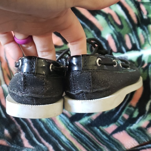 SPERRY TOP SIDER Glitter Boat Shoes Sz 9.5 - Picture 5 of 5